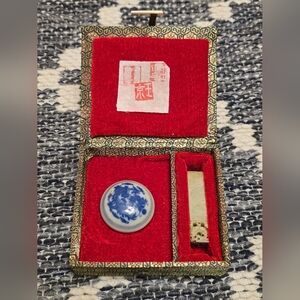 Unique Chinese 20th Century Seal (Chop) Set Functional Collectible